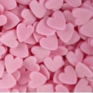 POSYPKA CUKROWA - SERCA SERDUSZKA różowe - 20g