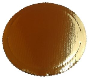 PODKŁAD POD TORT CIASTO - Tektura Falista - 32 cm Złoty T