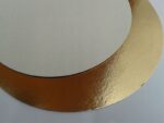 OKRĄGŁY ZŁOTY PODKŁAD POD TORT CIASTO - 30 cm - obrazek 3