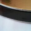 PODKŁAD POD TORT Super Sztywny Złoto - Czarny 26cm