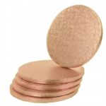 PODKŁAD POD TORT GRUBY 1,2 - 20 cm - różowe złoto - obrazek 2