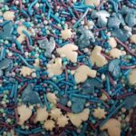 POSYPKA CUKROWA KONFETTI błyszczące gołąbki - 50g