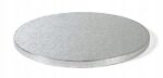 PODKŁAD POD TORT CIASTO SREBRNY GRUBY 1,2 - 20 cm
