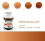 BARWNIK SPOŻYWCZY W ŻELU 35g - Brązowy Brąz Kakaowy - obrazek 2
