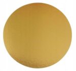 OKRĄGŁY ZŁOTY PODKŁAD POD TORT CIASTO - 26 cm