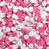 POSYPKA CUKROWA CONFETTI różowo-białe - 20g