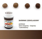 BARWNIK SPOŻYWCZY W ŻELU 35g - Brązowy Brąz Czekoladowy - obrazek 2