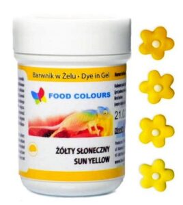 BARWNIK SPOŻYWCZY W ŻELU 35g - Żółty Słoneczny - obrazek 4