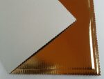 PODKŁAD POD TORT CIASTO - Tektura Falista - 30X30 cm Złoty T - obrazek 2