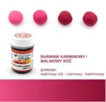 BARWNIK SPOŻYWCZY W ŻELU 35g - Czerwony Karminowy - obrazek 2