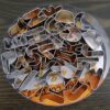 FOREMKI WYKRAWACZE LITERKI LITERY METALOWE - okr