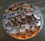 Foremki Wykrawacze LITERKI LITERY Metalowe - okr - obrazek 2