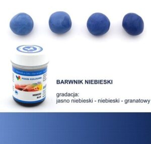 BARWNIK SPOŻYWCZY W ŻELU 35g - Niebieski - obrazek 2