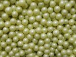 POSYPKA PEREŁKI GROSZKI CUKROWE zielone limonkowe 6mm - 25g