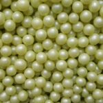 POSYPKA PEREŁKI GROSZKI CUKROWE zielone limonkowe 6mm - 25g
