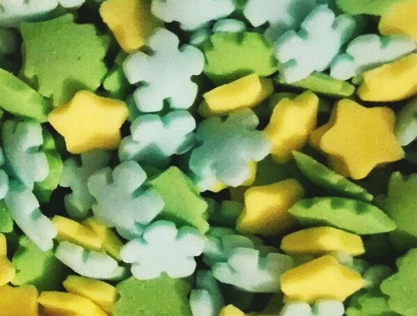 POSYPKA ŚWIĘTA MIX śnieżynki choinki gwiazdki 50g