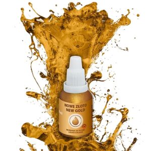 BARWNIK SPOŻYWCZY W PŁYNIE Food Colours NOWE ZŁOTO ZŁOTY 20ml
