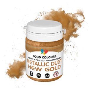 BARWNIK SPOŻYWCZY W PROSZKU Metallic Gold - ZŁOTO 20g