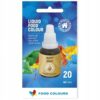 BARWNIK SPOŻYWCZY W PŁYNIE - ZŁOTO - 20ml