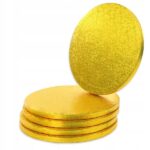 PODKŁAD POD TORT ZŁOTY GRUBY 12mm - 25 cm Decora z - obrazek 2