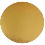 OKRĄGŁY ZŁOTY PODKŁAD POD TORT CIASTO - 32 cm