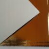 PODKŁAD POD TORT CIASTO - Tektura Falista - 25x25 cm Złoty T