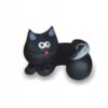 CUKROWA FIGURKA 3D - HALLOWEEN - CZARNY KOTEK