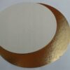 OKRĄGŁY ZŁOTY PODKŁAD POD TORT CIASTO - 30 cm