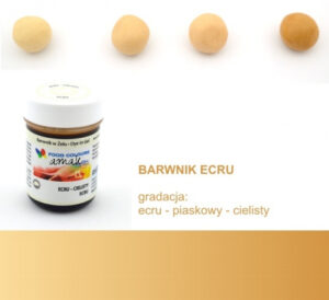BARWNIK SPOŻYWCZY W ŻELU 35g - Cielisty Ecru - obrazek 2