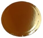PODKŁAD POD TORT CIASTO - Tektura Falista - 34 cm Złoty T