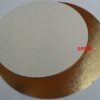 OKRĄGŁY ZŁOTY PODKŁAD POD TORT CIASTO - 22 cm