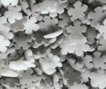 POSYPKA CUKROWA ŚNIEŻYNKI BIAŁE SZARE 6mm - 20g - obrazek 2
