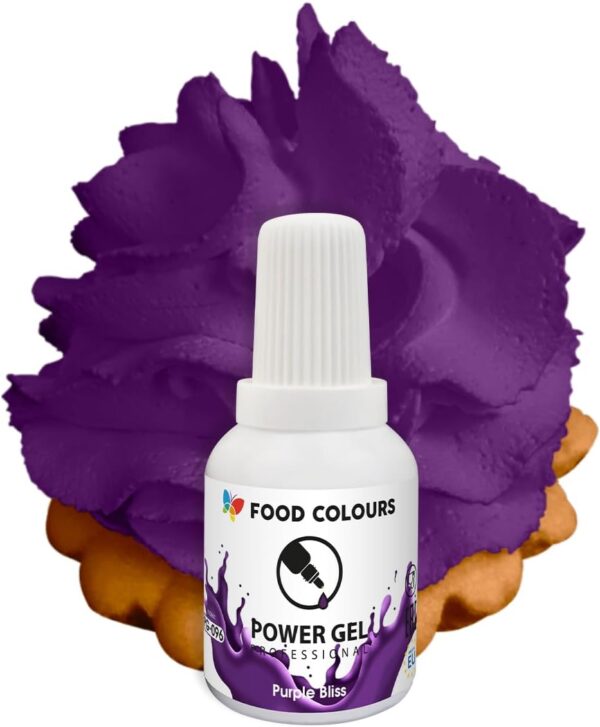 BARWNIK SPOŻYWCZY W ŻELU - Purple Bliss Fioletowy 20g