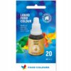 BARWNIK SPOŻYWCZY W PŁYNIE - ZŁOTO - 20ml