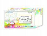 ZESTAW BARWNIKI W ŻELU PASTELOWE PowerGel 9 x 20g