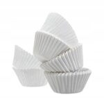 FOREMKI PAPILOTKI MINI 28x16 cm - białe 200 szt