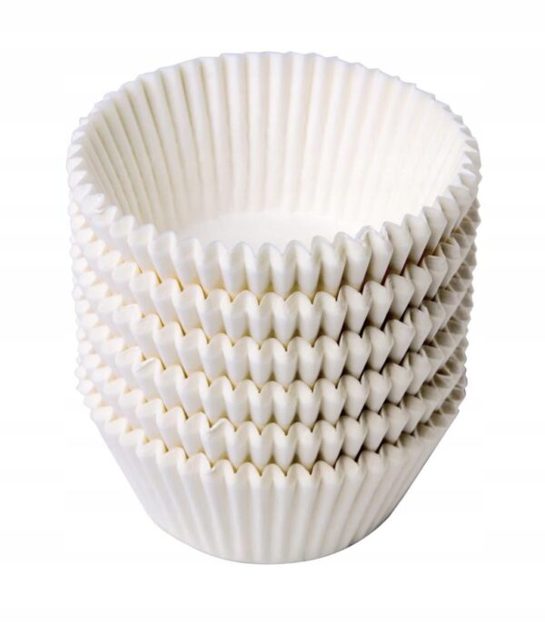 FOREMKI PAPILOTKI 50x25 cm - białe 200 szt