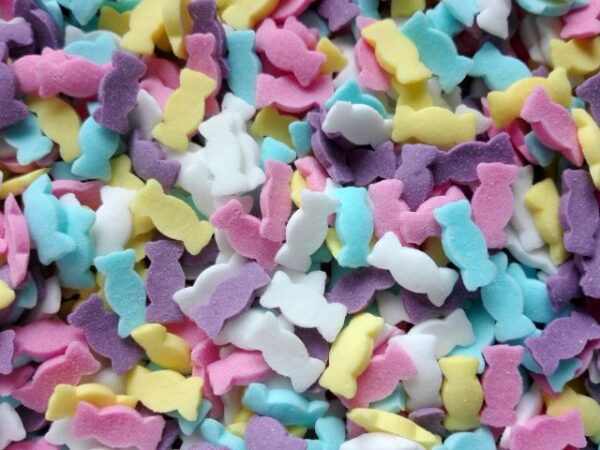 POSYPKA CUKROWA KONFETTI kolorowe cukierki - 50g