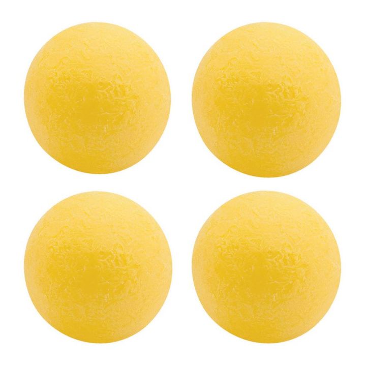 KULE CZEKOLADOWE DEKORACYJNE Pluton żółte 4 szt