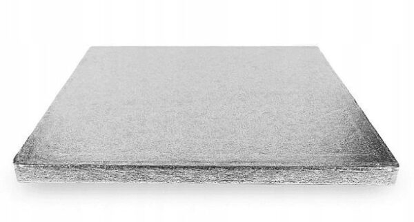 Podkład Pod Tort SREBRNY GRUBY 1,2 - 20x20 Decora