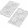 Wilton FOREMKI DO CZEKOLADY śnieżynki śnieżki 3D