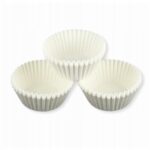 FOREMKI PAPILOTKI MINI 35x20 mm białe 100 szt - obrazek 2