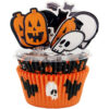 Wilton FOREMKI PAPILOTKI Halloween + Pikery 72szt