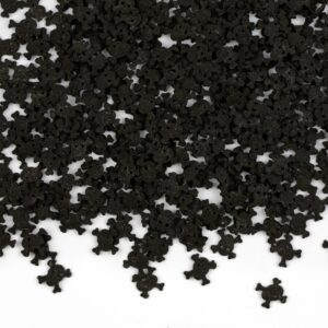 POSYPKA CUKROWA Halloween czarne czaszki 50g