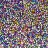 PEREŁKI CUKROWE METALIZOWANE wielokolorowe 4mm 50g