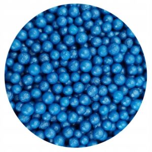 POSYPKA PEREŁKI CUKROWE niebieskie 4mm 25g