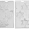 Wilton FOREMKI DO CZEKOLADY śnieżynki śnieżki 3D