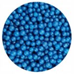 POSYPKA PEREŁKI CUKROWE niebieskie 4mm 50g