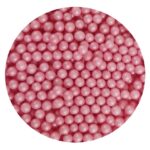 POSYPKA PEREŁKI CUKROWE PERŁOWE - różowe 4mm - 25g