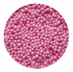 POSYPKA PEREŁKI CUKROWE PERŁOWE - różowe 4mm - 25g - obrazek 2